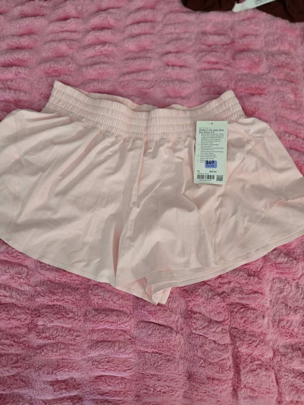 lululemon athletica Shake It Out High-Rise Run Short - Light Pink